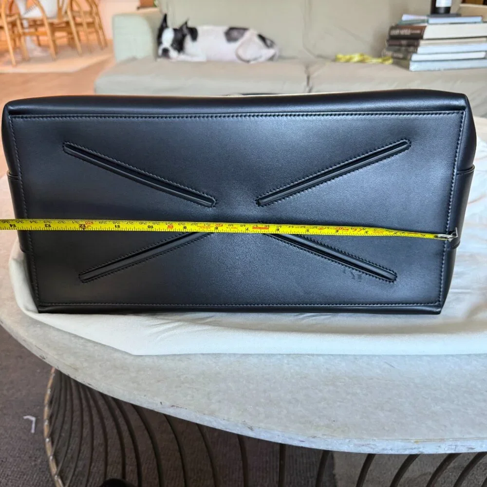 Salvatore Ferragamo Raffael‎ Black Leather Large Shoulder Bag
